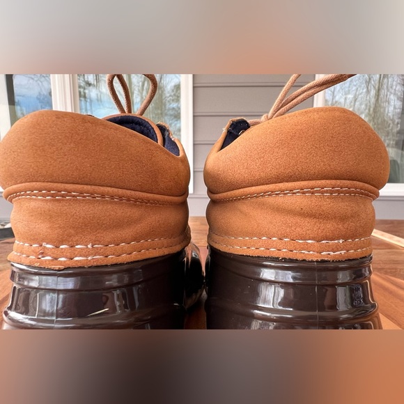 Tommy Hilfiger Low Rise Brown Tan Duck Boots Muck Rubber Size 8M - Picture 15 of 16